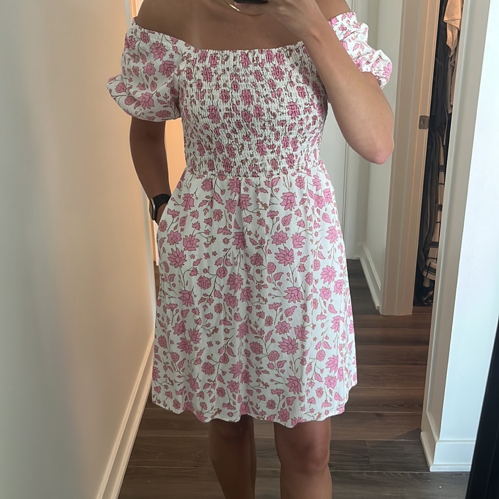 Floral target dress